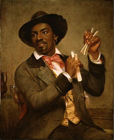 William Sidney Mount The Bone Player oil painting picture